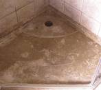 Piatto doccia in Travertino Noce